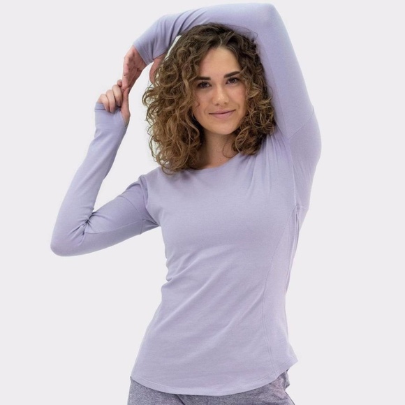 Balance Athletica Tops - Balance Long Sleeve Purple Top